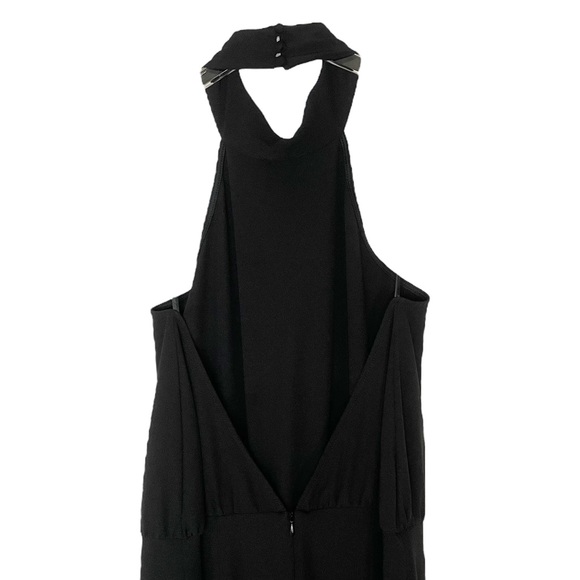 Lulus Moment For Life Halter Jumpsuit Black - Picture 7 of 9